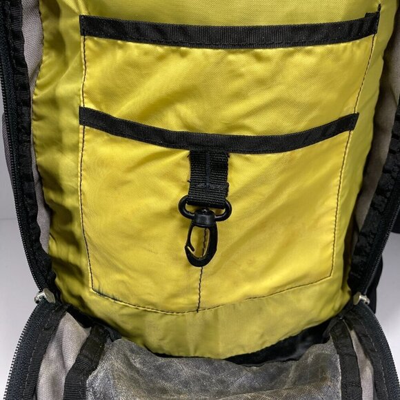 Vintage Nike ACG Backpack Outdoor Hiking Lightweight Gray Yellow - Picture 11 of 15